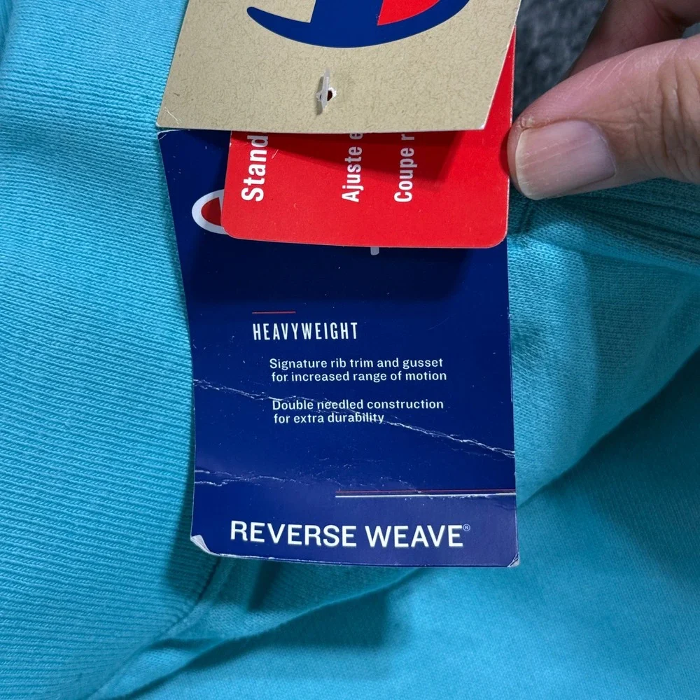 Champion Reverse Weave‎ Joggers Mens XXL Aqua Blue Heavyweight Sweatpants NEW